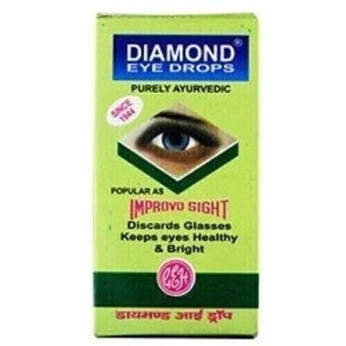 5 x Diamond Eye Drops For Healthy Eyes & Clear Vision 10ml Each