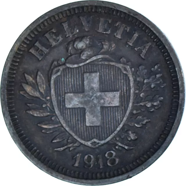 [#1143510] Monnaie, Suisse, Rappen, 1918, Bern, TTB, Bronze, KM:3.2