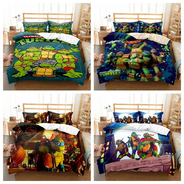 Nickelodeon Costume Tuta Intera Teenage Mutant Ninja Turtles Con Cappuccio E Maschera Per Bambino Taglia 3T - 5