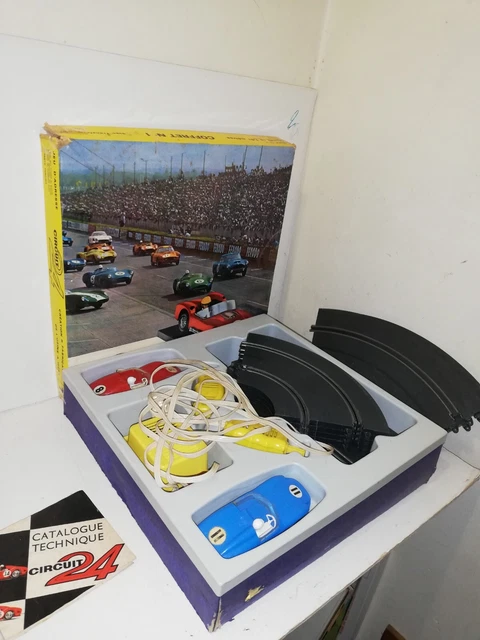 Coffret De Circuit Voiture Polistil - Vintage