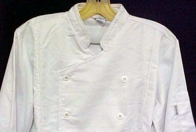 White Chef Jacket XL Coat CIA Culinary Institute America New Style 9601