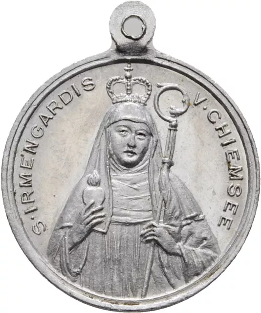 Chiemsee Irmgard Medaille Pius XI., Aluminium  22 mm/ 1,4 g  Original  #KOP7