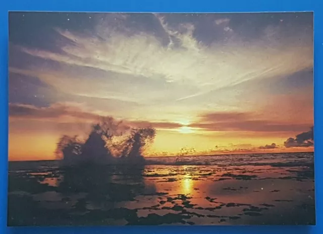 Postkarte AK  Sonnenuntergang über dem Atlantik Marokko Nordafrika um 1995