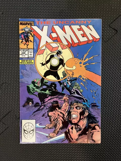 Marvel Comics Uncanny X-Men Vol. 1 #249 FN/VF 1989 Claremont