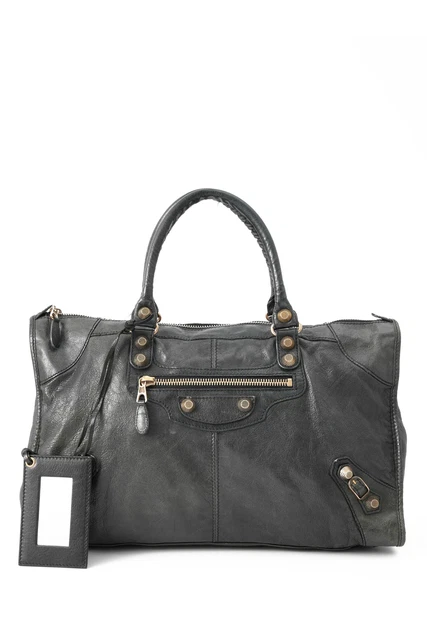 Balenciaga Work Large Top Handle Bag Leather