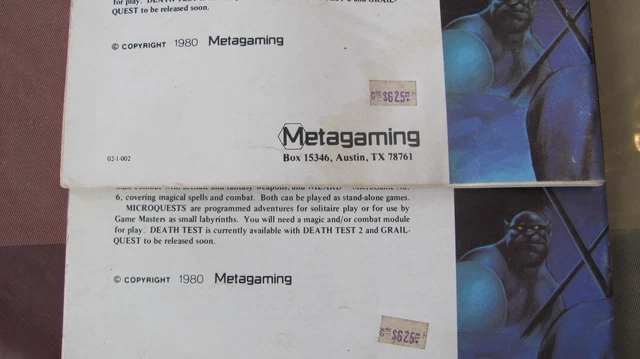 Rare Metagaming Fantasy Trip Bundle!  Advanced Melee/Wizard, In the Labyrinth... 5