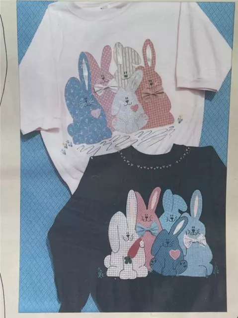 DOWN MEMORY LANE - Craft Pattern - BUNNY LOVE - Applique, Paint Pattern 2