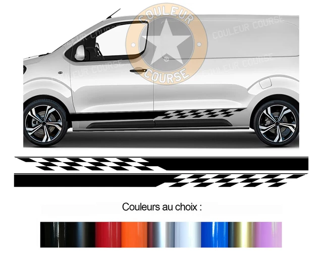 2 Bandes Bas De Caisse Stickers Pour Peugeot Expert Fourgon – BD579N-56 – France