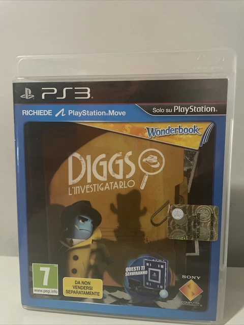 Wonderbook Diggs Détective Privé – Sony PS3 Move – Version PAL Française – Bon état