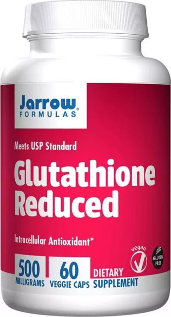 Jarrow Formulas, reduzierte Glutathione, 500mg, 60 Veg. Kapseln - Blitzversand