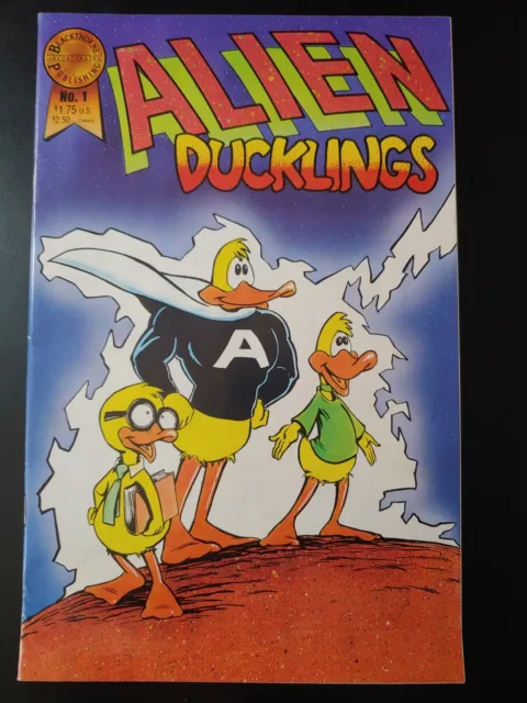 ⭐️ ALIEN DUCKLINGS #1 (1986 BLACKTHORNE Comics) VG/FN Book