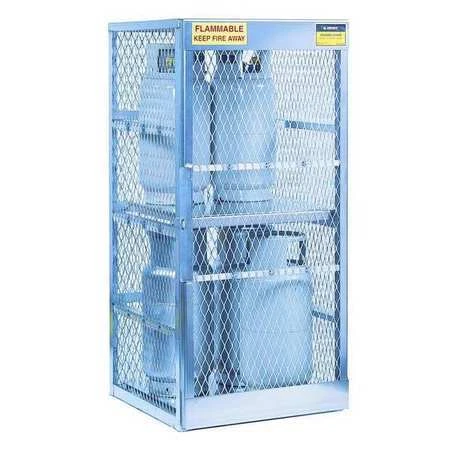 Justrite 23010 Gas Cylinder Cabinet,30X65,Capacity 8
