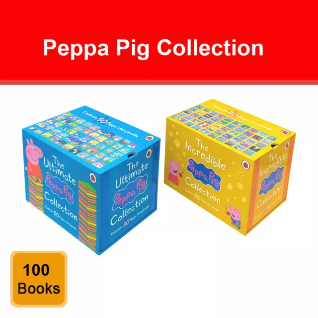 The Incredible Peppa Pig & The Ultimate Peppa Pig Collection 100 Books Set