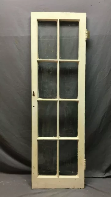 Single 16x50  Antique 8 Lite Casement Window Tan Old Cabinet French Door 844-20B