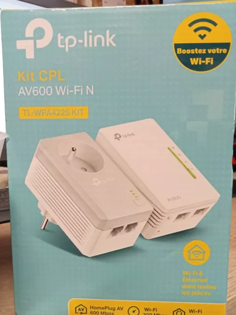 Tp-Link - Pack 2 CPL AV600 WiFi N300