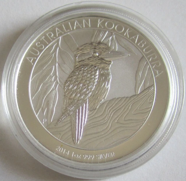 Australia 1 Dollar 2014 Kookaburra 1 Oz Silver