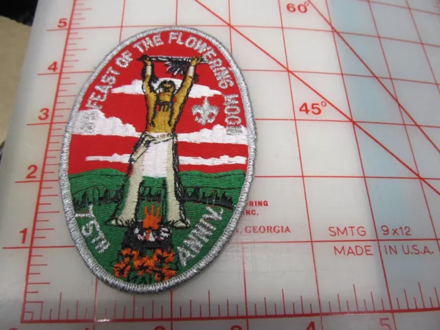 1985 Feast Of The Flowering Moon collectible camp patch (b46)