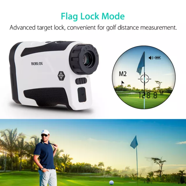 BOBLOV LF600G 6X 600M Rangefinder Golf Range Finder Distance Speed Hunt 650Yard 3