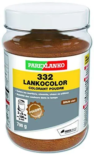 Parexlanko, 332 LankoColor, Colorant en poudre pour mortiers, ciments, chaux ou
