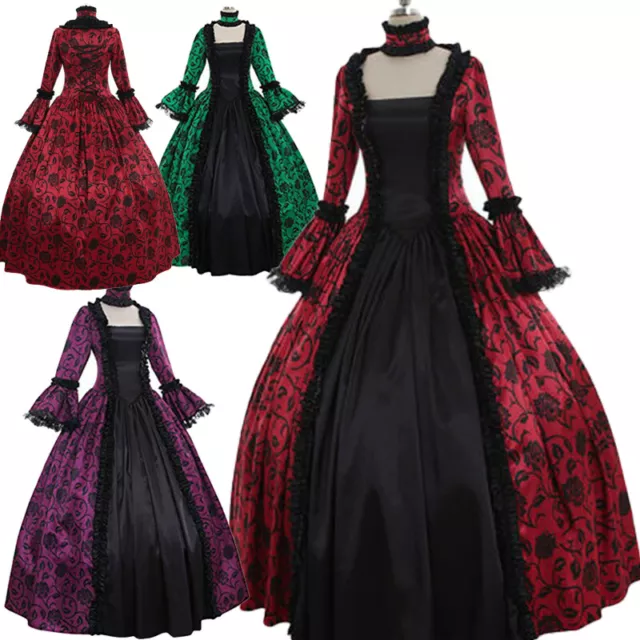 Ren Faire, Renaissance Dress, Medieval, Lace up, Corset Dress, Costume,  A203