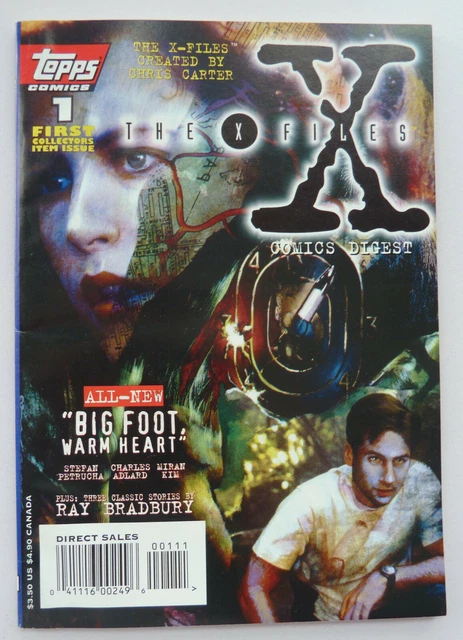 The X-Files Comics Digest #1 - 1st Printing Topps Comics December 1995 VF- 7.5