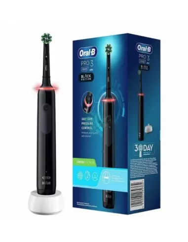 Oralb Pro 3 Nero Spazzolino Elettrico + 2 Testine