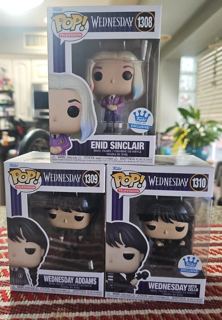 Funko Pop! Wednesday Set OF 3 #1308 #1309 #1310 - Funko Shop Exclusive Mint