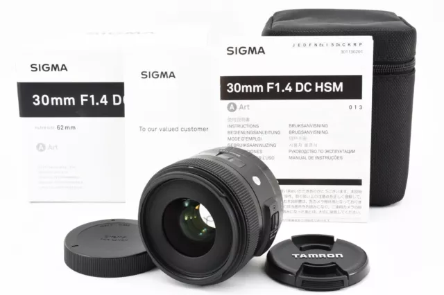 SIGMA Art 30mm F1.4 DC HSM Lens for Canon EOS EF-S Mount w/ Box [Exc+++] #043217