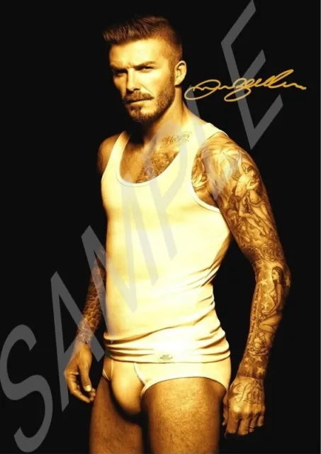 Photo David Beckham Autographe Signed 10 x 15 cm DB3