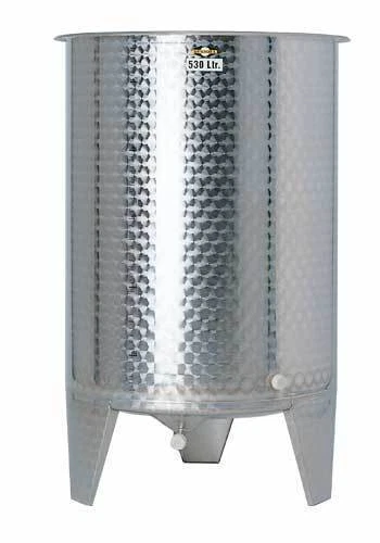 Speidel Edelstahl Immervolltank FO 530 Liter mit Füßen Weintank Lagertank