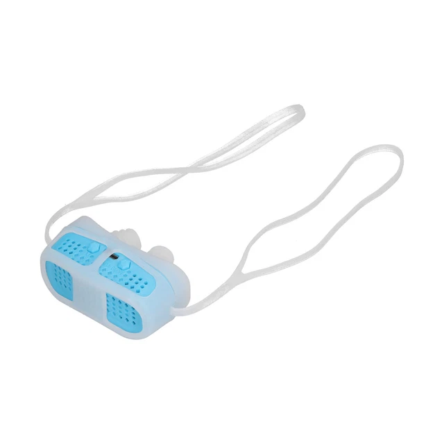 Dispositivo anti-ronquidos eléctrico reciclable azul dispositivo anti-ronquidos máquina de alivio de ronquidos