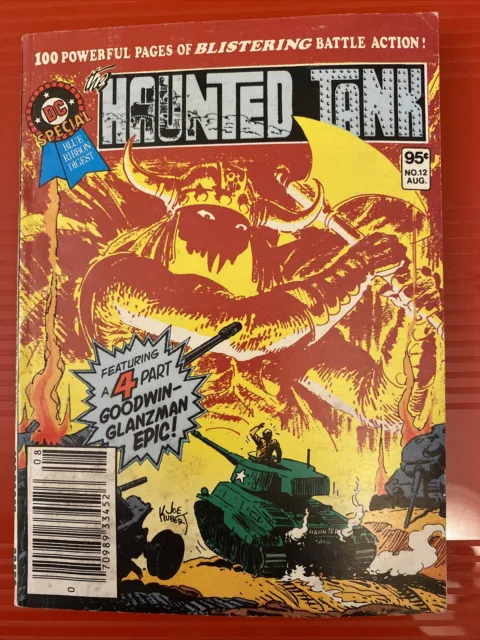 Vintage 1981 Dc Special Blue Ribbon Digest #12 - The Haunted Tank - Comic Book