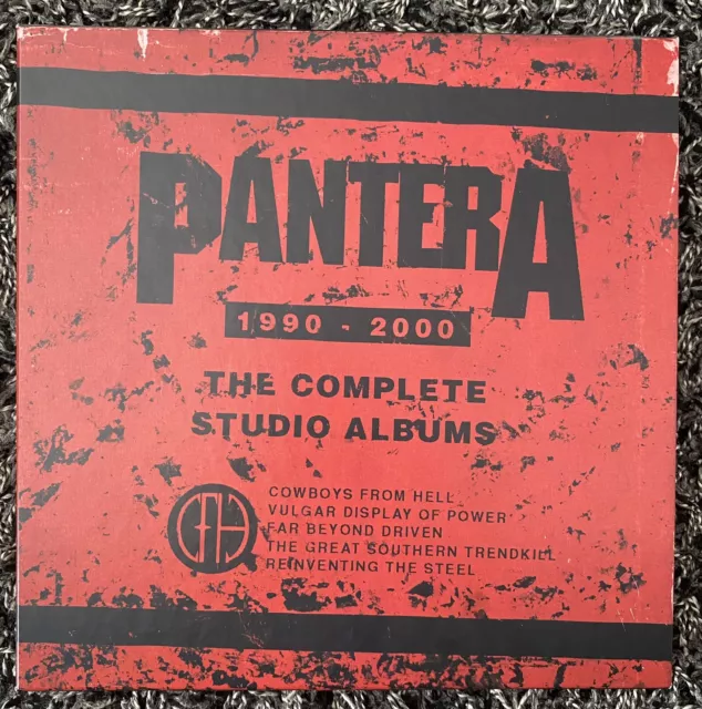 The Complete Studio Albums 1990-2000 by Pantera (Vinyl, 2015) Boxset Anselmo