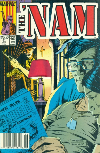 The Nam #31 By Murray Vietnam War POW MIA Marvel Newsstand Variant NMM 1989