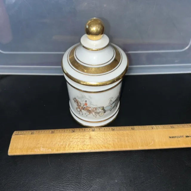 limoges porcelain apothecary jar antique