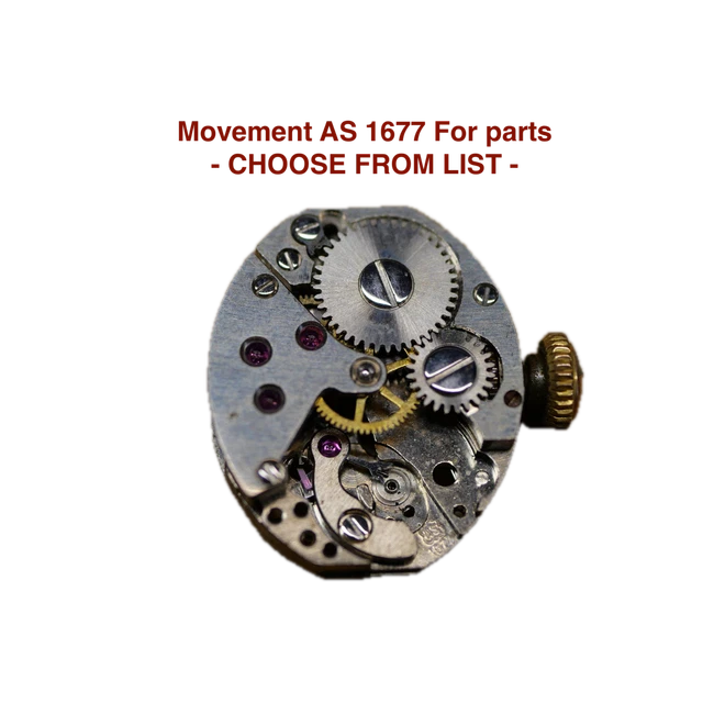 Mouvement De Montre Mécanique FE 68 Occasion - Compatible Femga 67, AS 1012, AS 1677, AS 1977