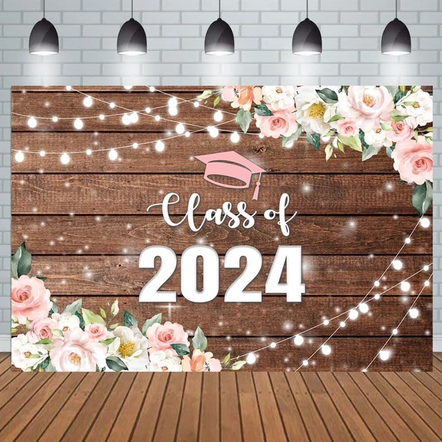 APERTUREE CLASS OF 2024 Graduation Photography Backdrop 7x5ft Prom