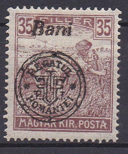 Neu-Rumänien 1919 Großwardein Mi.Nr.35 ungebraucht mit Falz, geprüft MH
