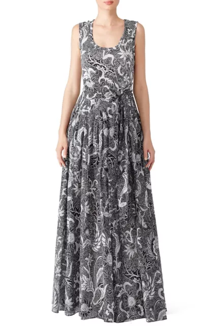 NWT DIANE VON Furstenberg DVF Silk Maxi Gown Dress Size 14 NEW $299.00 ...