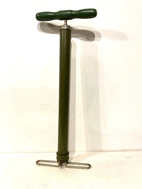 Pompe à Vélo Ancienne 40 Cm - Modèle Rétro Français (occasion état Fonctionnel)