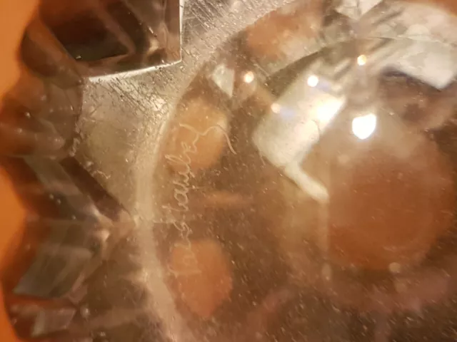 Vase Boule Cristal Val Saint Lambert 3