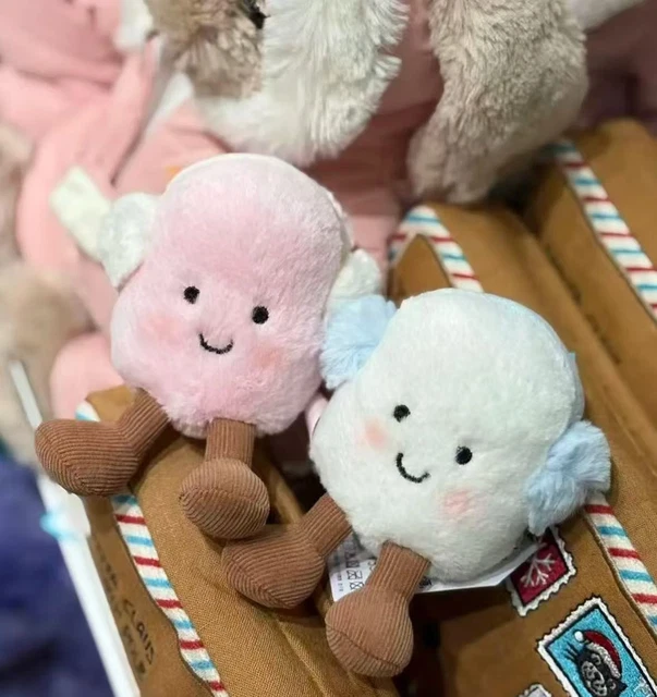Jellycat Amuseables Toastie Pink And White Marshmallos