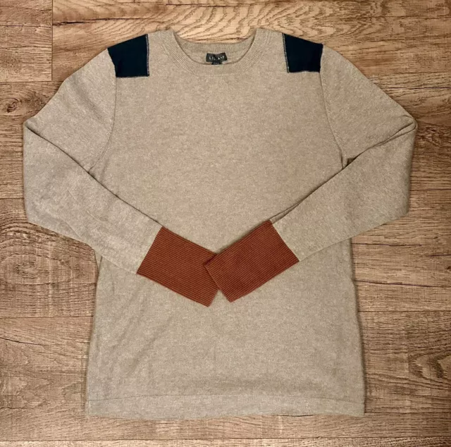 Lilla P Cashmere Blend Colorblock Sweater Size Small