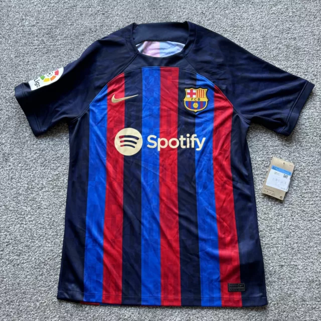 Maglietta da calcio FC Barcelona 2022 Nike Dri-Fit blu rossa taglia media (DM1840-452)