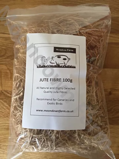 Just Jute Nesting Material 100G,250G,500G,1Kg For Canary / Finch / Cage Birds 3