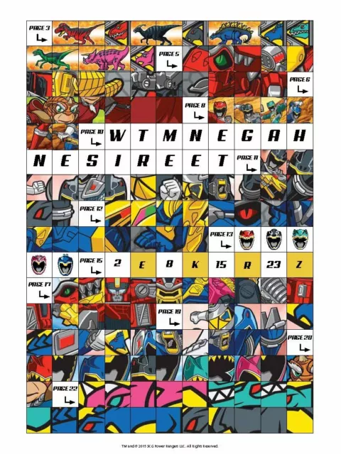 Power Rangers Dino Charge 1001 Stickers Paperback Sticker Activity Book NEW 2