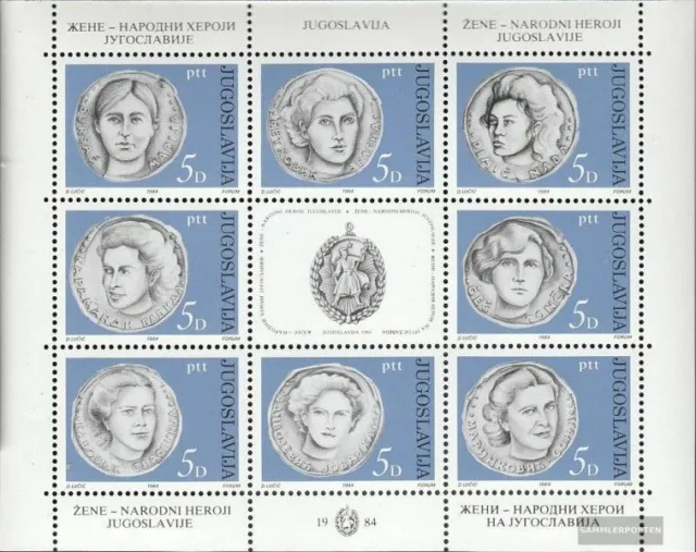 Yugoslavia 2035-2042 Sheetlet (complete issue) unmounted mint / never hinged 198