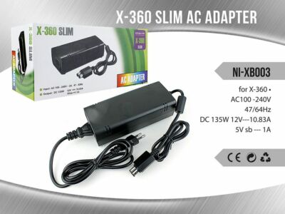 Alimentation Transformateur Chargeur Pour Console Xbox 360 Slim Mar