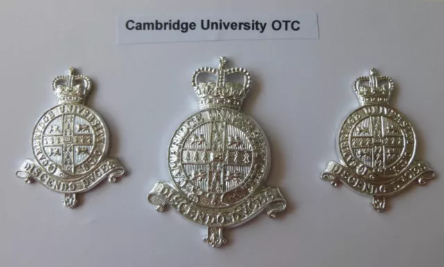 Cap & Collar Badges - Cambridge University Officer's Training Corps CUOTC