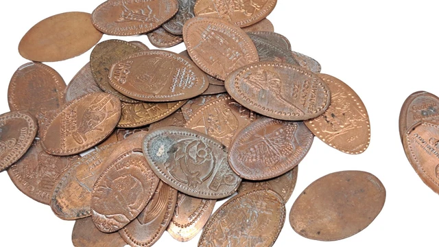 (Lot Of 3) RANDOM SOUVENIR Zoos Aquariums Monuments Elongated Penny Pressed Coin